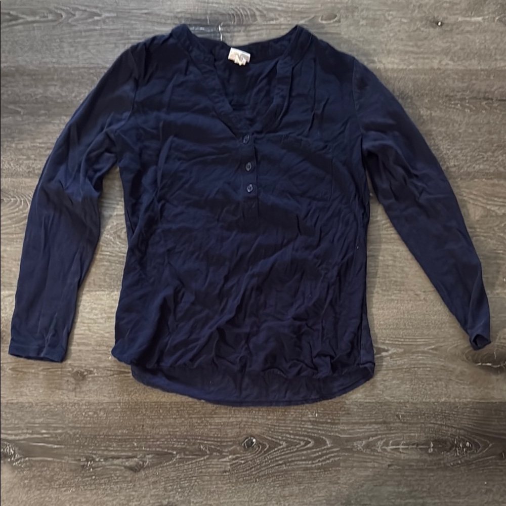 Merona Navy Blue Women's Top